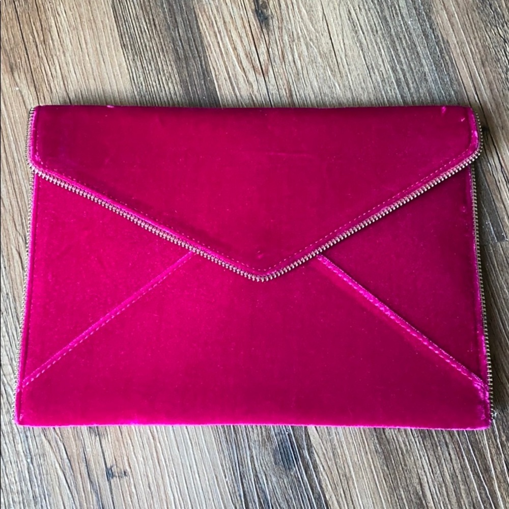 Rebecca Minkoff Leo Velvet Envelope Clutch
